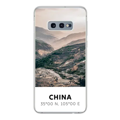 Produktbild von MuchoWow® Handyhülle Schutzhülle Hülle für Samsung Galaxy S10e China - Berge - Asien - Sommer Silikon Softcase Handy Hülle - Handy