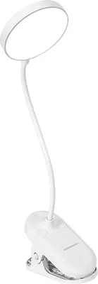 Obrázek produktu pro LED stolní lampa s klipem USB Eye Caring stmívatelná noční lampa na čtení pro ložnici dobíjecí zástrčka pro dvojí použití