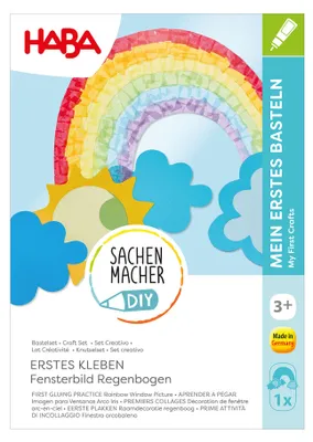 Produktbild von HABA Bastelset - Erstes Kleben Fensterbild Re
