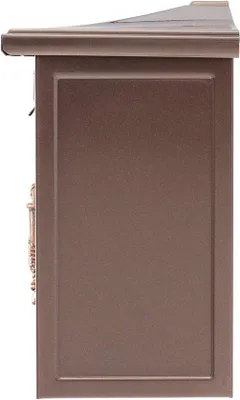 Immagine prodotto di Cassetta postale classica in formato A4 in acciaio zincato con finitura metallizzata color rame