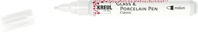 Immagine prodotto di KREUL 16460 Penna in vetro e porcellana KREUL Classic, bianco