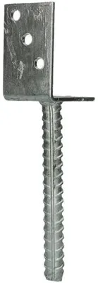 Produktbild von Pfostenanker zum Einbetonieren für 8 x 8 cm Pfosten L-Anker - pro Stück