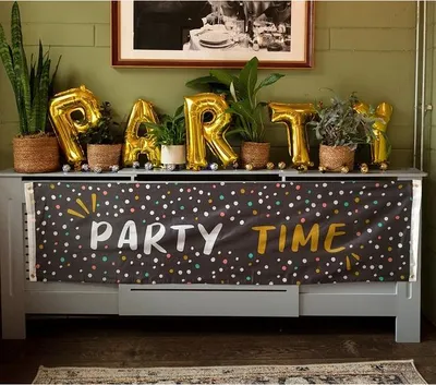 Obrázok produktu pre Banner - Party Time - cca 180 x 50 cm