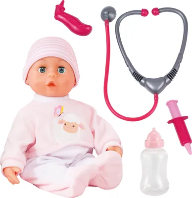 Produktbild von Bayer Design 93378AF Doktor-Set Babypuppe mit Soun