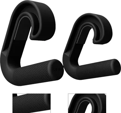Produktbild von 2 Stück Fitness Griff,Klimmzugstangen Widerstandsbandgriffe Griffe rutschfeste Pull-Down-Maschinenbefestigung für Klimmzugstangen Fitness-Studio