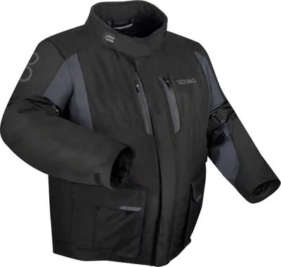 Imagen del producto de Chaqueta textil impermeable para motocicleta Bering Siberia, de corte King Size, color /gris, tallas W-5XL