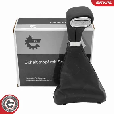 Obrázek produktu pro ESEN SKV hlavice řadicí páky, černá, z plastu a syntetické kůže, pro VW Golf V hatchback (1K1), Golf V Variant (1K5) a Jetta Mk5 (1K)