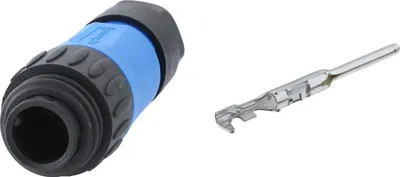 Immagine prodotto di Connettori per cavi Amphenol SET-RD24-KSG, incl. contatti maschio dritti con terminale a crimpare, numero di poli 6+PE, uscita cavo dritta,
