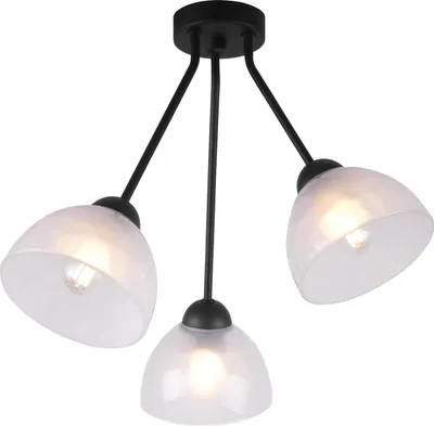 Immagine prodotto di Lampada da soffitto Venice Trio con paralumi in vetro opalino E27