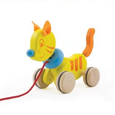 Immagine prodotto di Pintoy P13500 Houten Trekfiguur Kat
