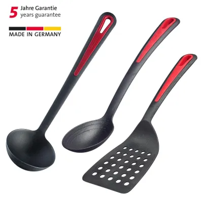Image de Westmark Set 3pcs, spatule, cuillère à légumes + louche "Gallant", 295622E6