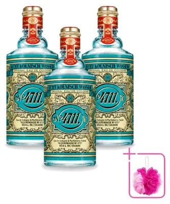Imagen del producto de 3 x Agua de Colonia Original 4711 - Botella Molanus - 100 ml - Paquete económico - 3 unidades
