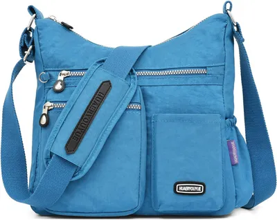 Immagine prodotto di Borsa a tracolla da donna, impermeabile, ampia capacità, in nylon, ideale per l'uso quotidiano