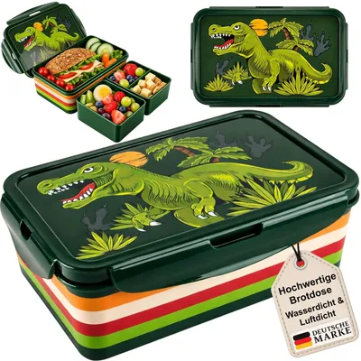 Produktbild von Lunchbox Einhorn Butterbrotdose Brotdose Kunststoff Brotbox Sandwich Pink Box