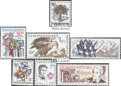 Produktbild von Briefmarken Tschechoslowakei 1989 Mi 2983,3000,3006,3011,3012, 3024,3028 (kompl.Ausg.) postfrisch Verfassung