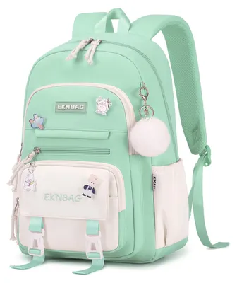 Imagen del producto de Solidchoice: Mochila escolar para niñas, estilo "kawaii", con detalle decorativo