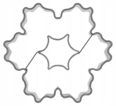 Image de EkoForemki Emporte-pièce Flocon Étoile Biscuits Noël Créatif
