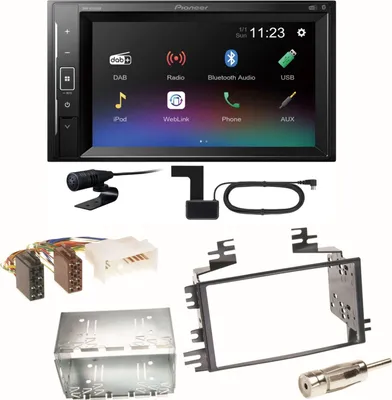 Produktbild von Pioneer DMH-A240DAB Digitalradio Bluetooth Einbauset für Kia Sportage JE Rio JB