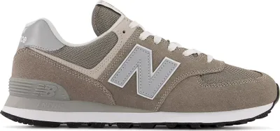 Produktbild von New Balance Sneaker ML574EVG Herren, Grau, 42, mit ENCAP/EVA/ABZORB Dämpfung, aus Leder, Textil, Gummi, nachhaltig (biobasiert, recycelt), für Freizeit und Alltag, Schuhweite Standard (D)