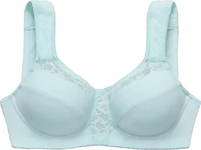 Produktbild von petite fleur by Lascana Entlastungs-BH , BH ohne Bügel, Baumwoll-BH mint Größe 80 Cup E