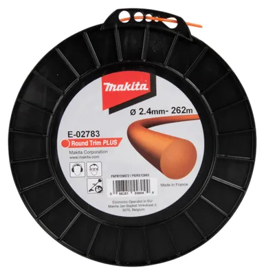 Immagine prodotto di Makita Round Trim PLUS filo tondo per tosaerba 2,4 mm 262 m ( E-02783 )