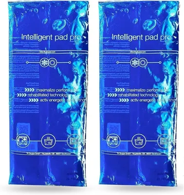 Produktbild von 2er Set Warmkompresse/Kaltkompresse - Kompresse Gelkissen blau, 2er Set 2-tlg., 2x 29cm x 12cm, Mikrowelle geeignet / Wiederverwendbar