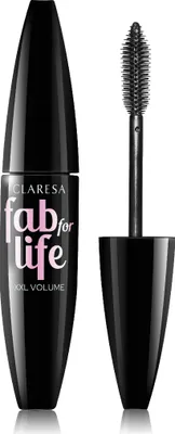 Productafbeelding van CLARESA FAB FOR LIFE Mascara - Mascara voor een verlengend effect - 01 Diepzwart - 12 ml