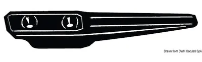 Image de Taquets de serrage en nylon, noir 155 mm , 1 pièce