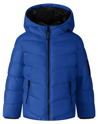 Image de Minoti - Veste matelassée pour garçons, logo MN805 (146) (bleu)
