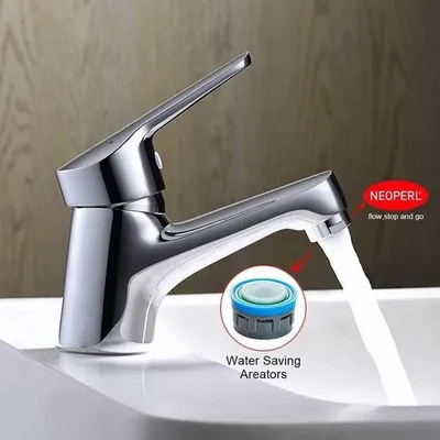 Immagine prodotto di Rubinetto a fontana - Rubinetto per bere Miscelatore monocomando per lavabo Moderno cromato argento - Bagno