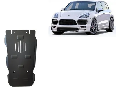 Produktbild von Stahl Unterfahrschutz für Getriebe Porsche Cayenne mit Automatikgetriebe