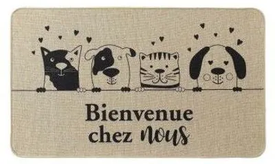 Image de Tapis rectangulaire tissé - L 75 x 45 cm - Zamis