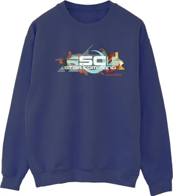 Produktbild von Disney - "Lightyear Star Command Graphic Title" Sweatshirt für Damen BI25125 (M) (Marineblau)