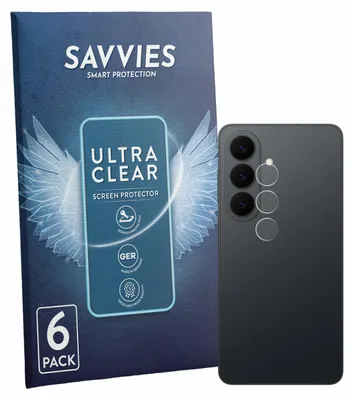 Produktbild von 6x Für Samsung Galaxy S26 Enterprise Edition (NUR Kameraschutz) Schutzfolie Savvies Displayschutz Display Schutz Folie Klar Transparent