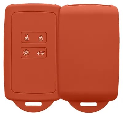 Produktbild von kwmobile Schlüsselhülle für Renault 4-Tasten Smartkey Autoschlüssel (nur Keyless Go) Hülle - Autoschlüssel Schlüssel Hülle aus Silikon -