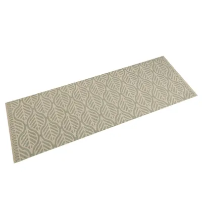 Obrázok produktu pre Kuchynský koberec, prateľný, Listy 45x150 cm, zamat