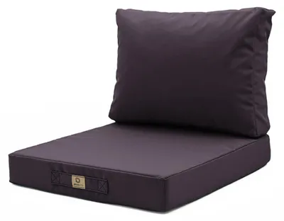 Immagine prodotto di Cuscino per salotto da giardino sfoderabile 60x60cm Grigio carbone