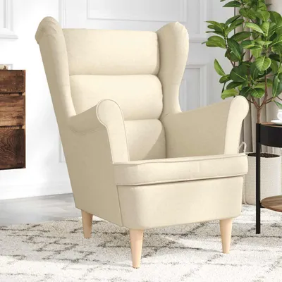 Obrázok produktu pre Maison Exclusive – Kreslo, krémová farba, 74x84x100 cm, látka