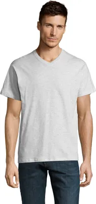 Immagine prodotto di SOLS - Maglietta "Victory" con scollo a V per uomo/donna unisex LT1750 (3XL) (cenere screziata)