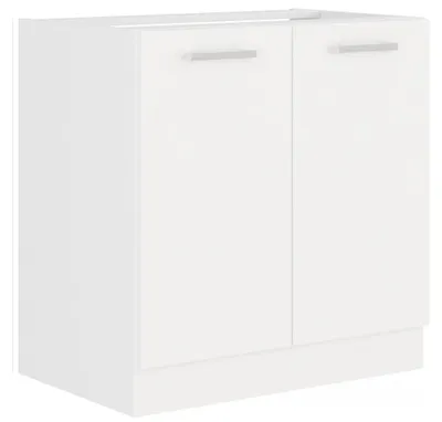 Produktbild von EKO White Spülenschrank 80 Weiss matt Küchenzeile Küchenblock Küche Einbauküche