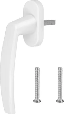 Alu-Fenstergriff-in-Weiss-RAL-9016---Stiftlaenge-45mm