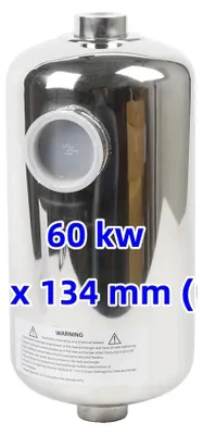Immagine prodotto di Scambiatore di calore per piscine, in acciaio inossidabile, alta efficienza, 60 kW, modello europeo