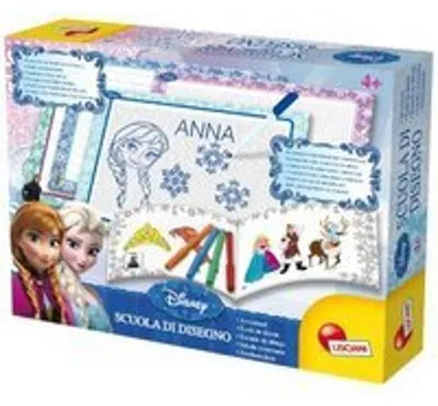 Image de Lisicani 47833 - École de dessin Frozen Kit de peinture tableaux d'écriture dessiner peindre créatif kit de dessin