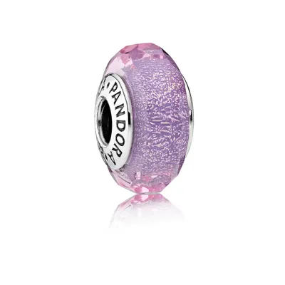 Obrázek produktu pro Náhrdelník Pandora Moments, stříbrný, fialový, s ozdobnými prvky, model 791651