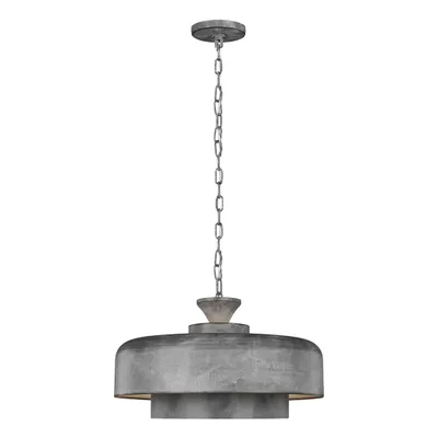 Image de Haymarket Lampe à suspendre Patiné galvanisé Feiss FE-HAYMARKET-P