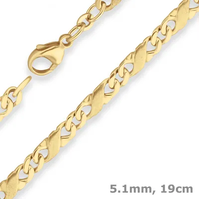 5-1mm-Armband-Dollarkette-aus-333-Gelbgold-19cm