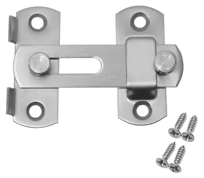 Produktbild von Türriegel aus Edelstahl, 20 x 50 x 70 mm, Fensterriegel, Schieberiegel, Türbeschläge