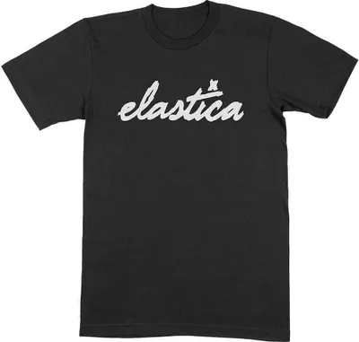 Productafbeelding van Elastica - Klassiek logo, uni T-shirt, zwart