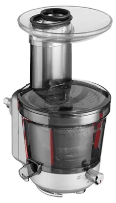 Produktbild von KitchenAid 5KSM1JA, Langsamer Entsafter, Silber, Schwarz, 1 l, Acrylnitril-Butadien-Styrol (ABS), Titan, Kunststoff