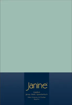 Produktbild von Janine Design Elastic-Jersey Spannbetttuch ELASTIC-JERSEY 5002 Farbe rauchgrün Größe 100x200 cm